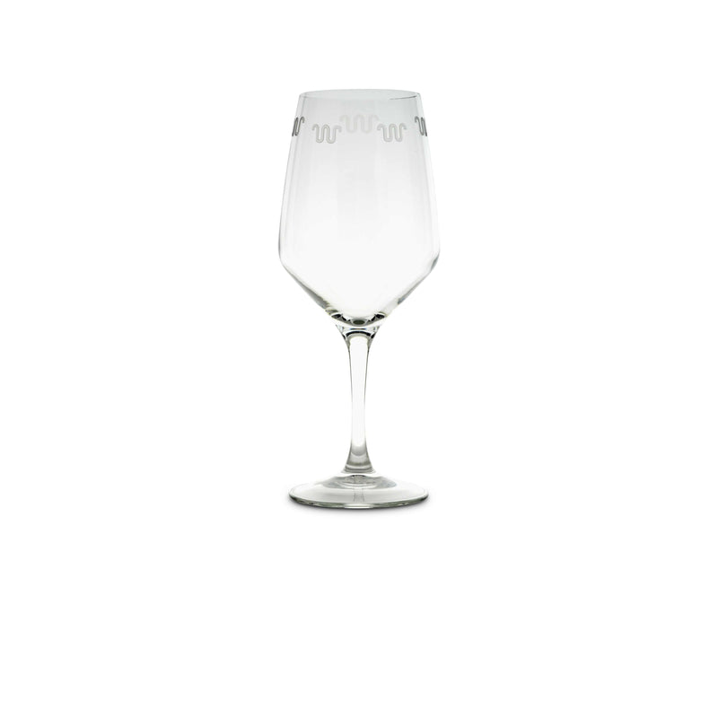 Running W® Etched All Purpose Wine Glass | Default Title