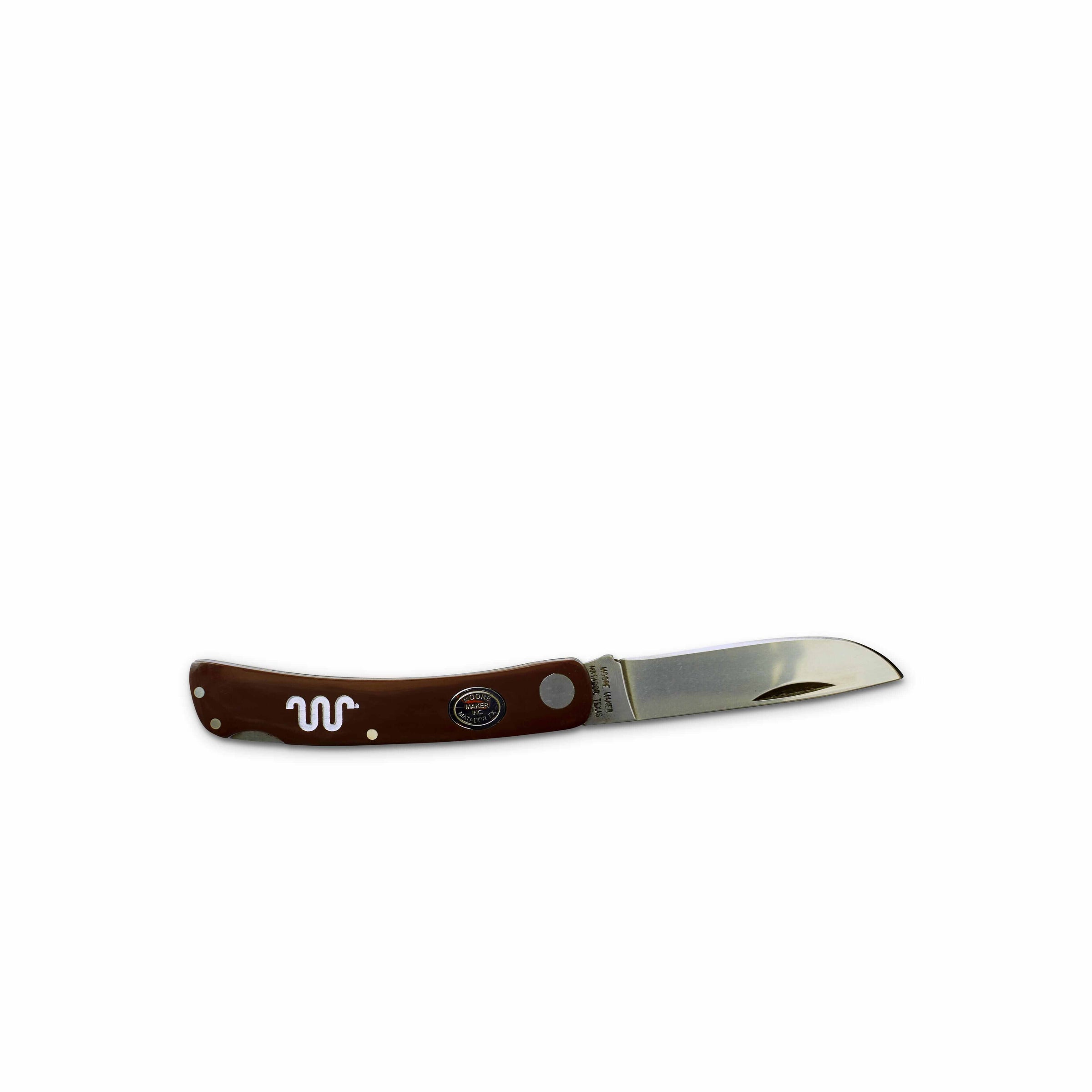 Single Blade Brown Folding Knife