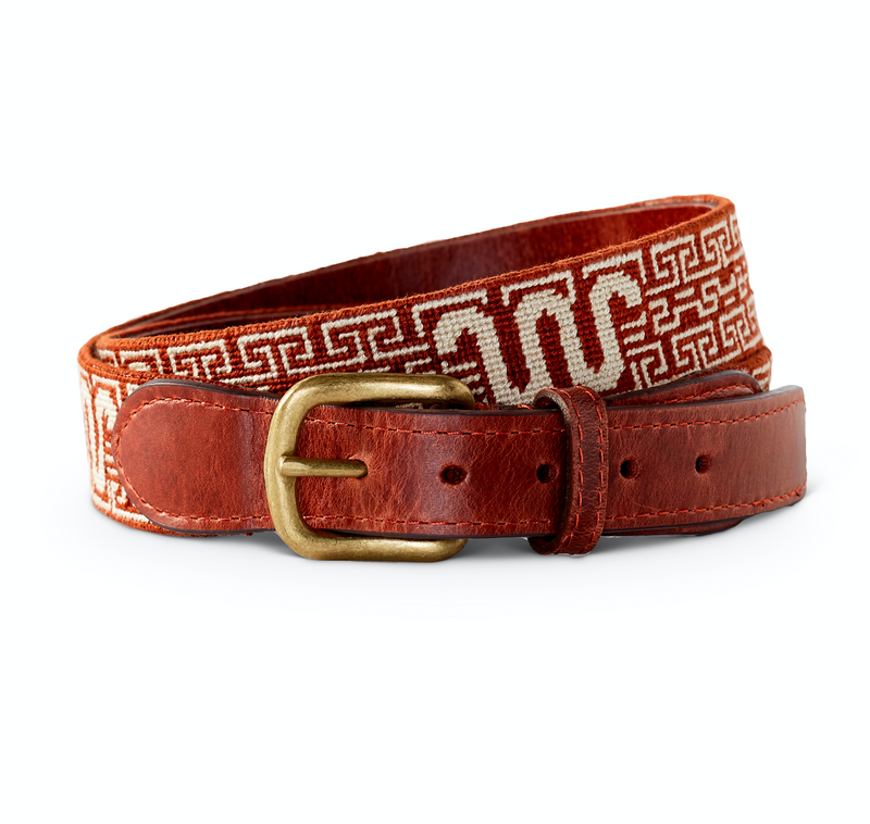 KING RANCH CLASSIC WOVEN RUNNING W W (CHARRO DESIGN) BELT | IVORY / 30