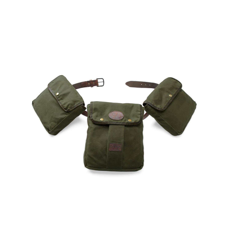 WAXED CANVAS SHOOTING BAG | Olive / Small