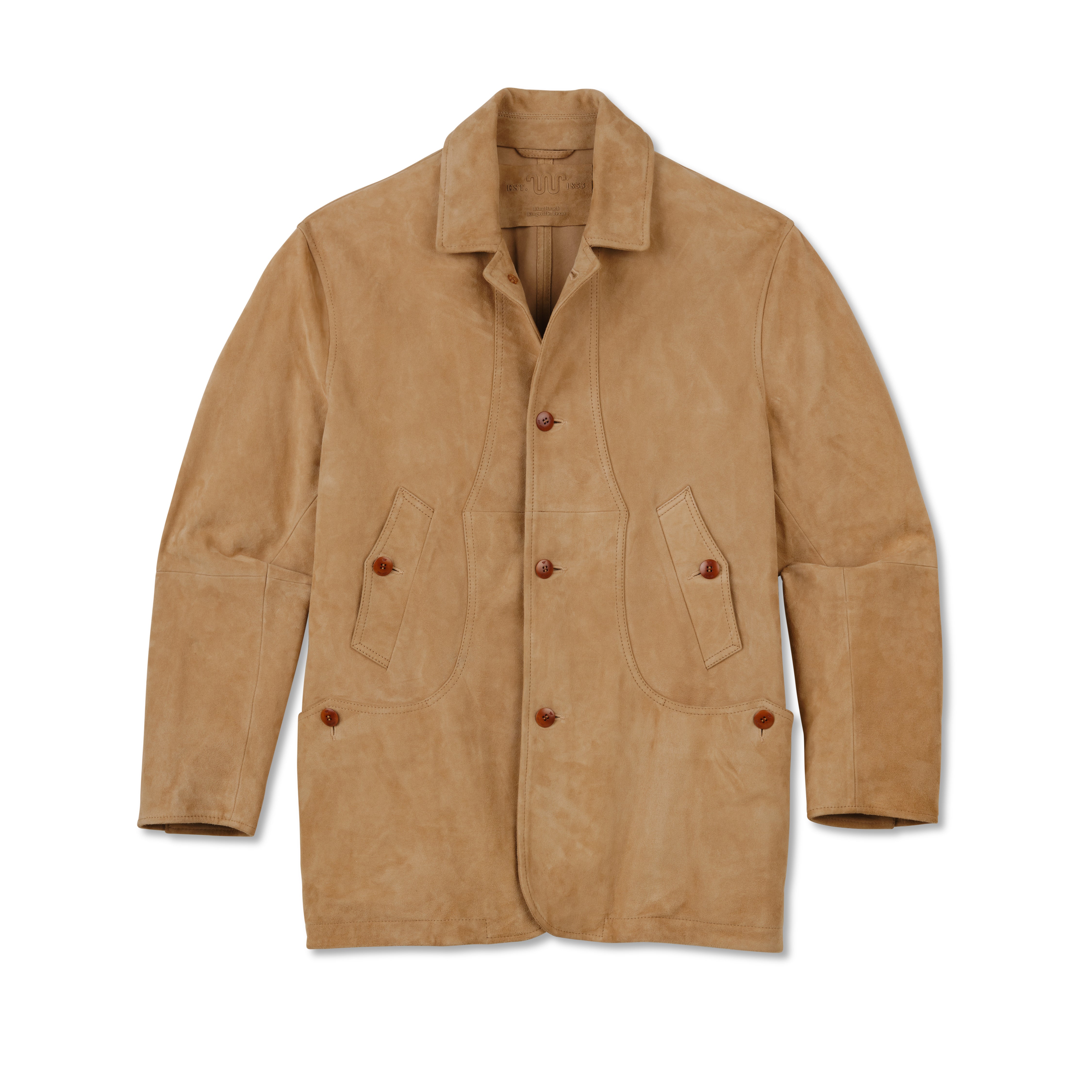 Men's Goat Suede Field Coat – King Ranch Saddle Shop