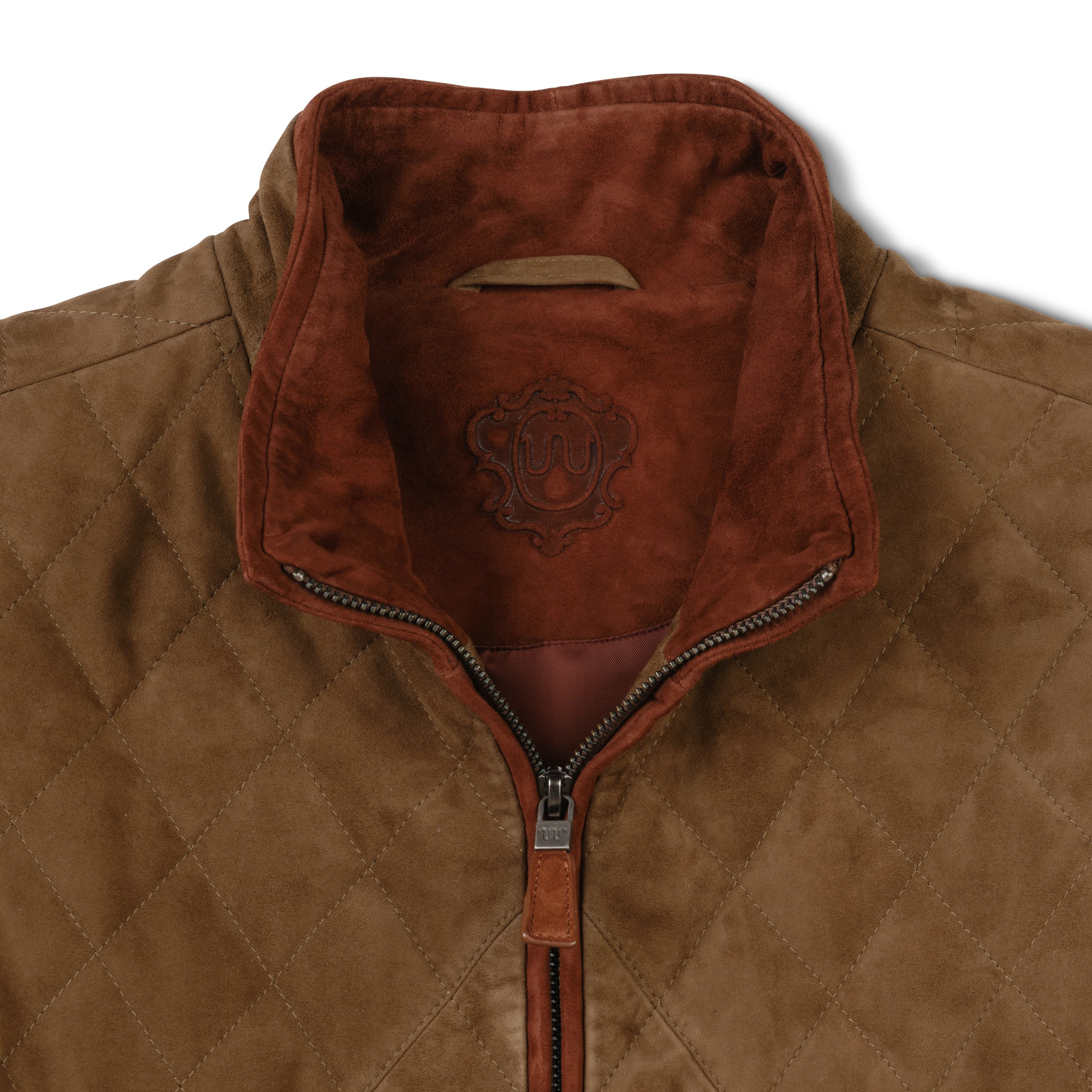 Women's Quilted Goat Suede Ranch Vest