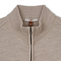 Men's Merino Wool Quarter Zip Sweater