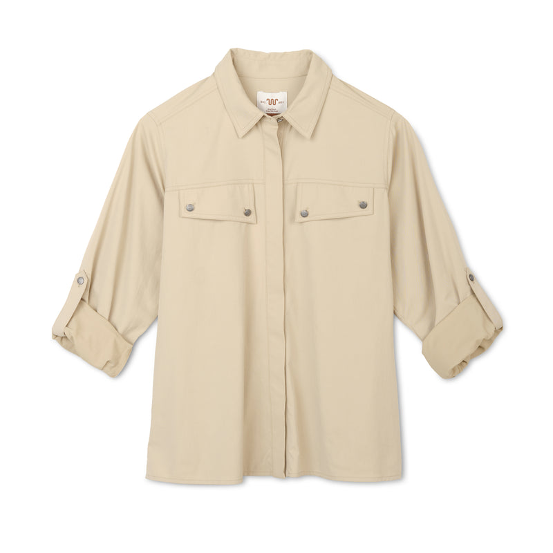 Women's Blue Norther™ Tech Shirt | FIELD KHAKI / Small