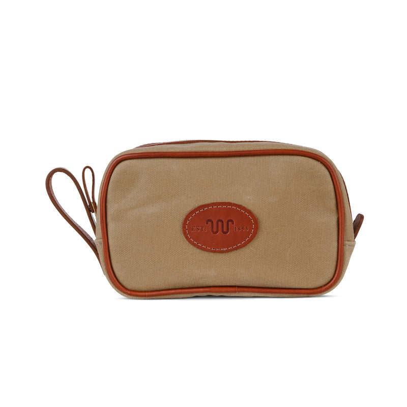 King Ranch Waxed Canvas Dopp Kit | TAN