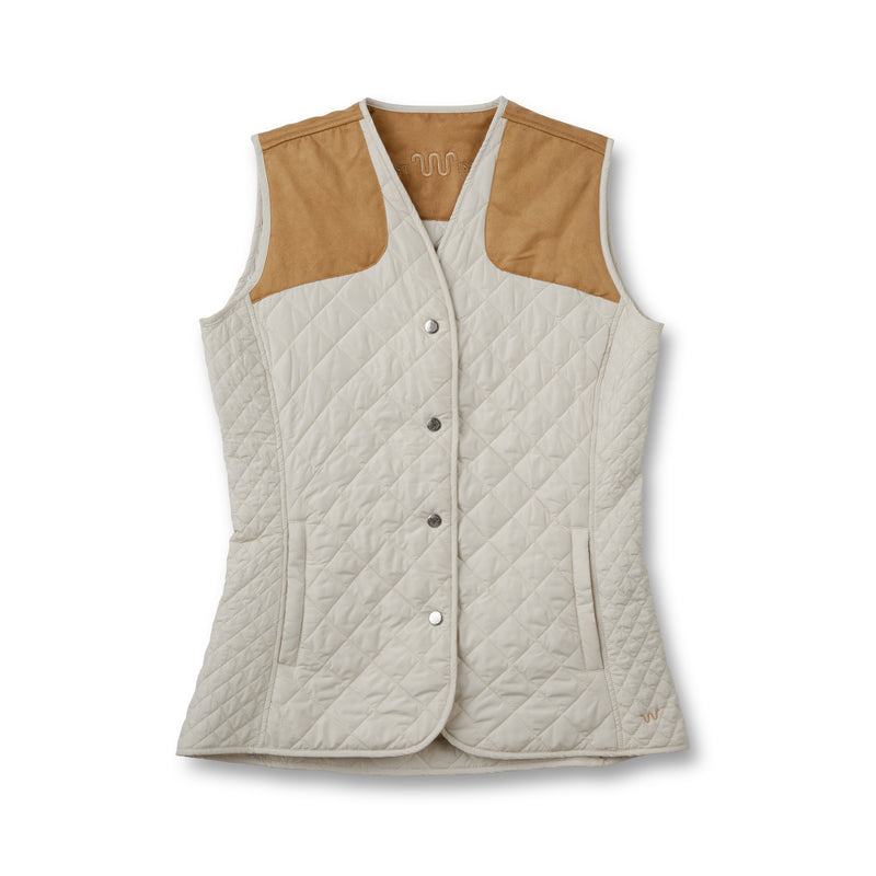Women's Quilted Ranch Vest | SILVERBELLY / Extra Small