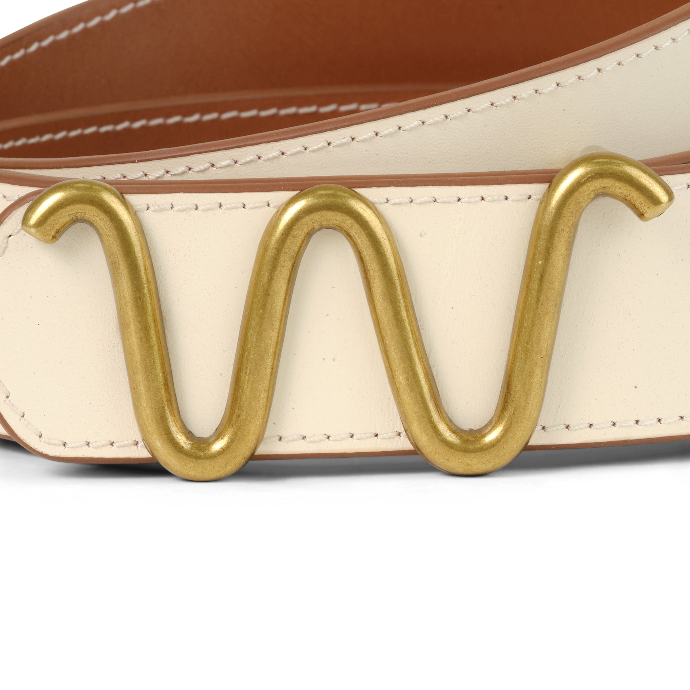 Running W Brand Belt Reversible
