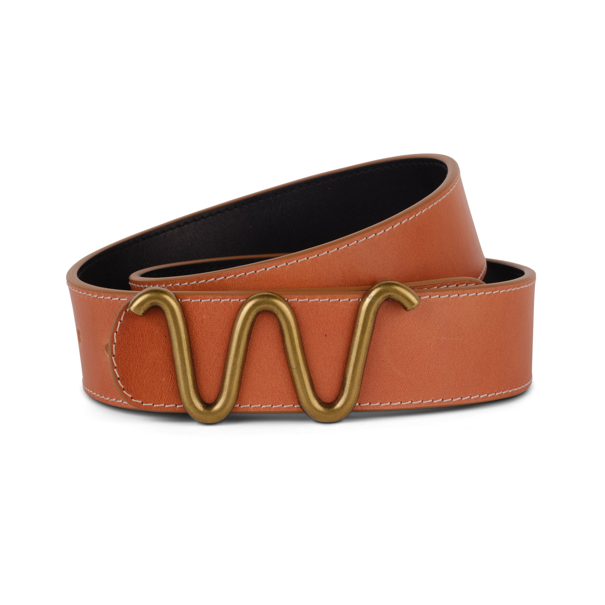 Running W Brand Belt Reversible