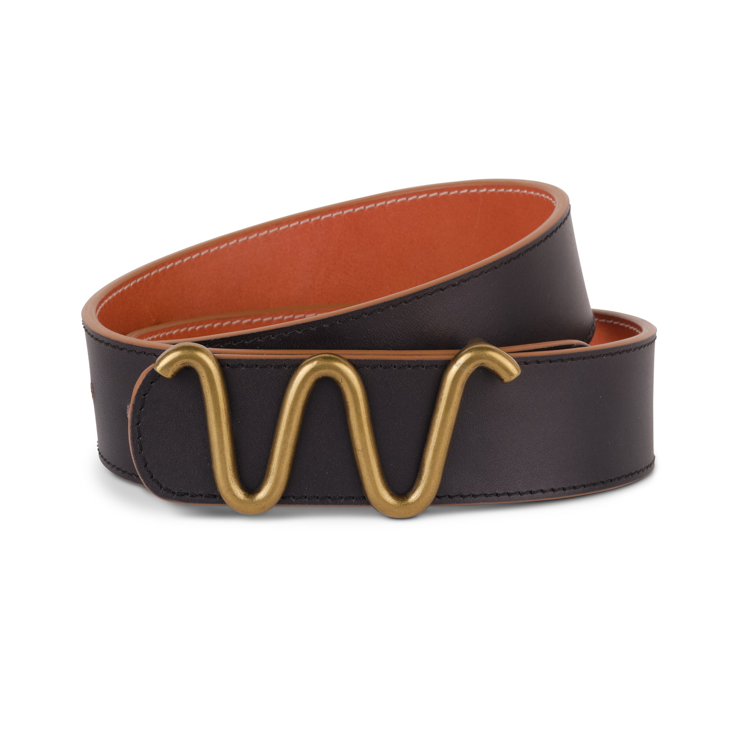 Running W Brand Belt Reversible