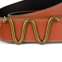 Running W Brand Belt Reversible