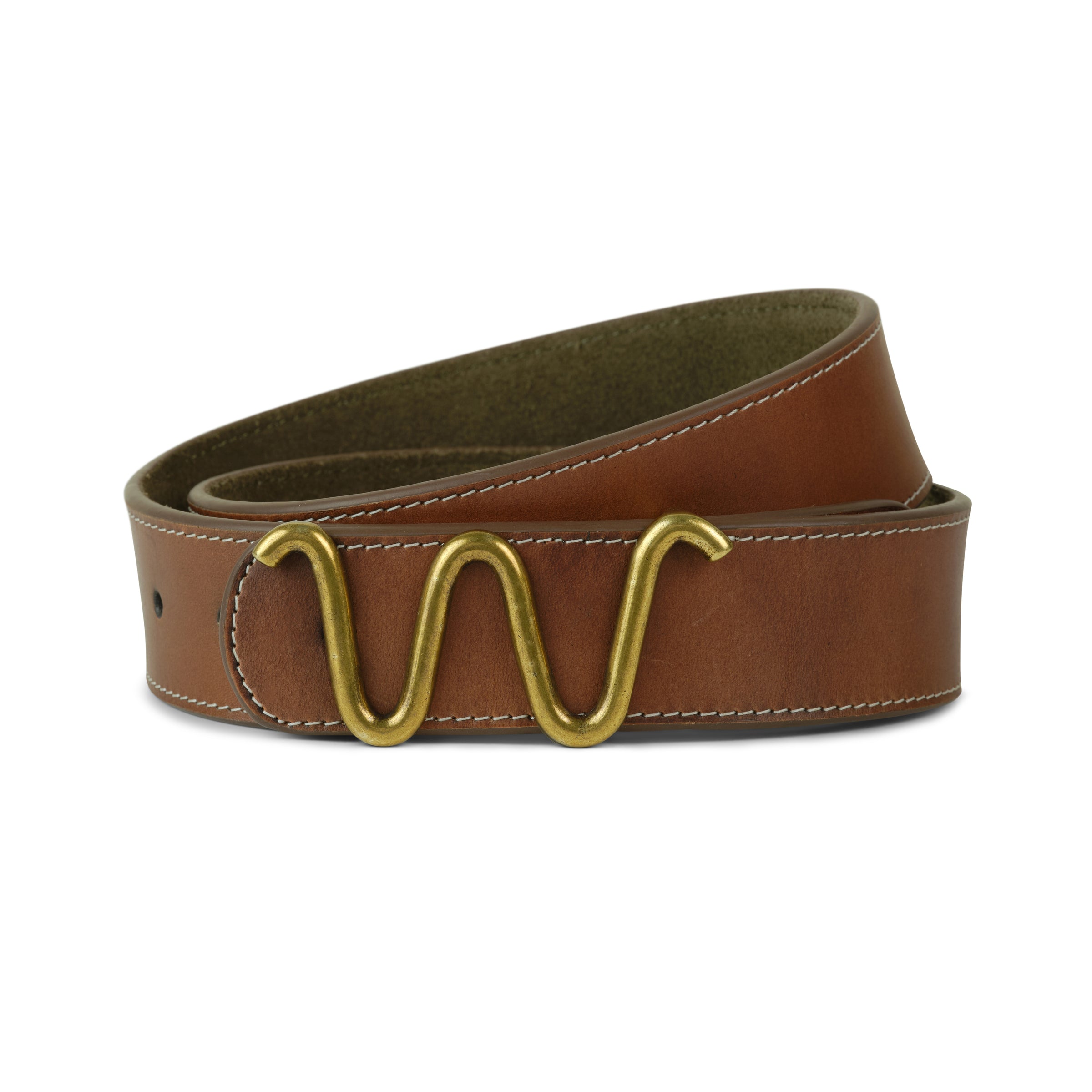 Running W Brand Belt Reversible