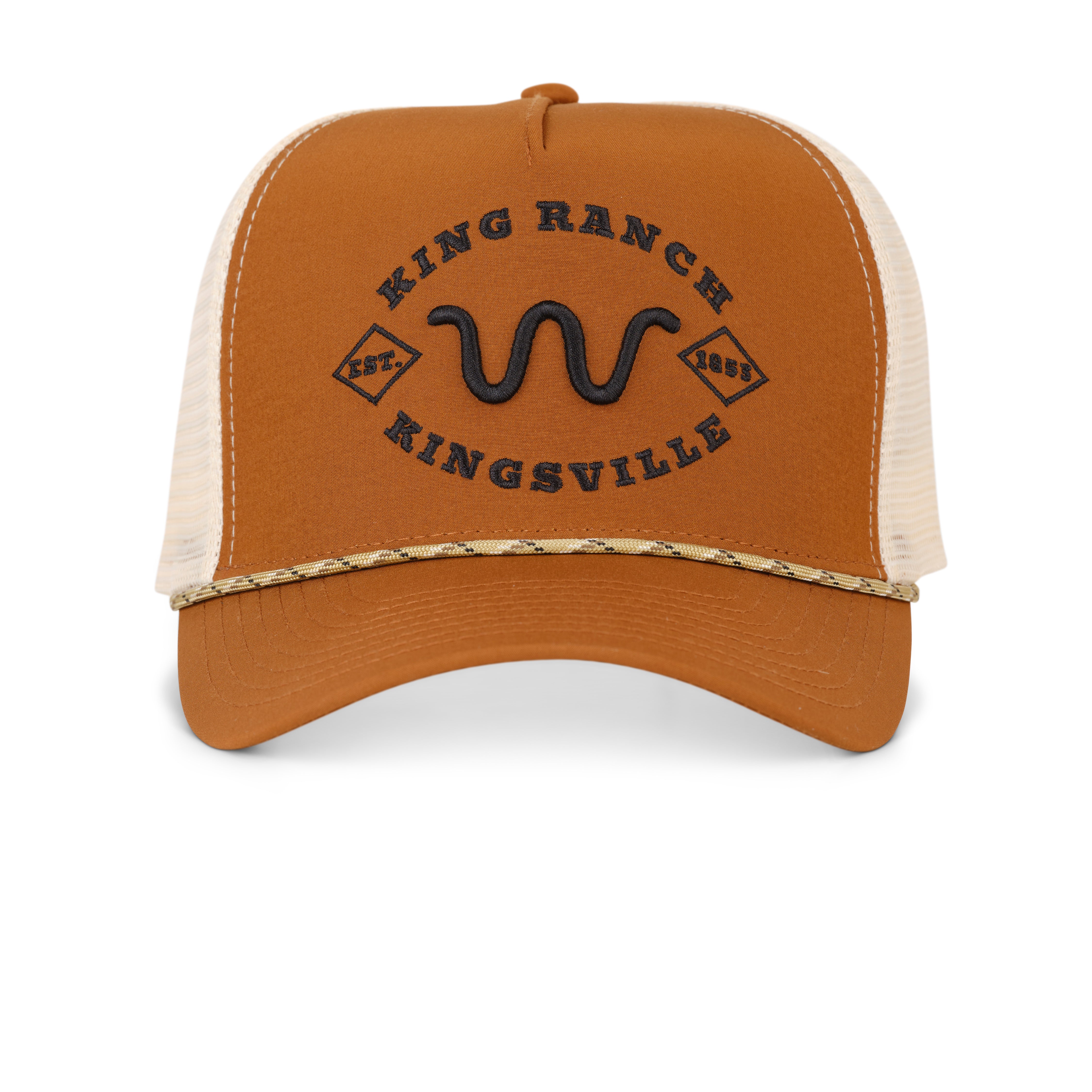 5 Panel Curvebill Mesh Back Cap – King Ranch Saddle Shop