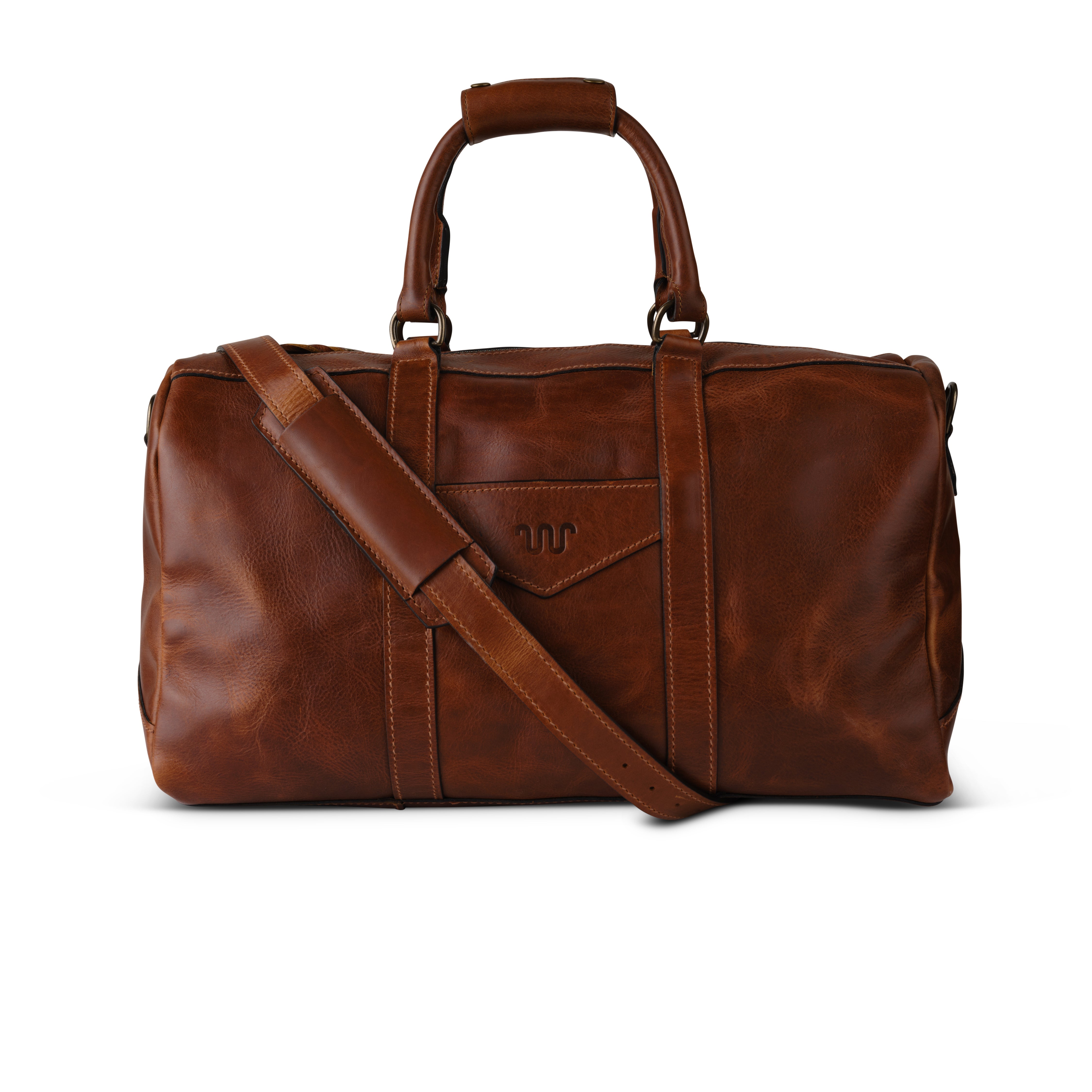 Kineño Leather Duffle Bag - A Fine Leather Overnight Bag – King