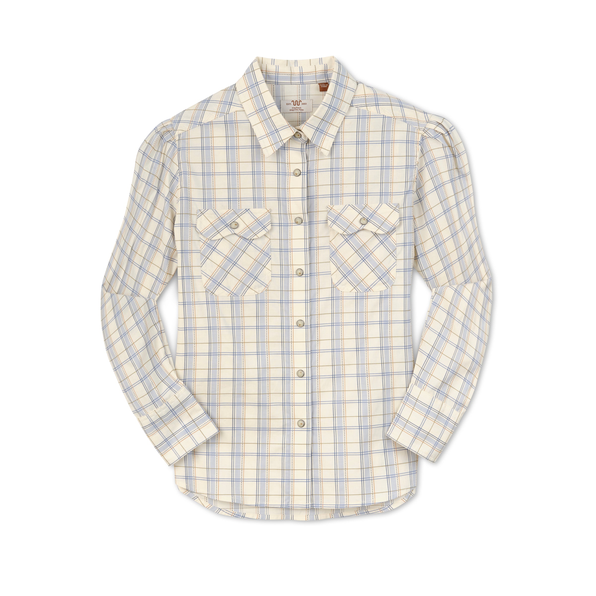 Women's W Yoke Button Down Shirt, Plaid