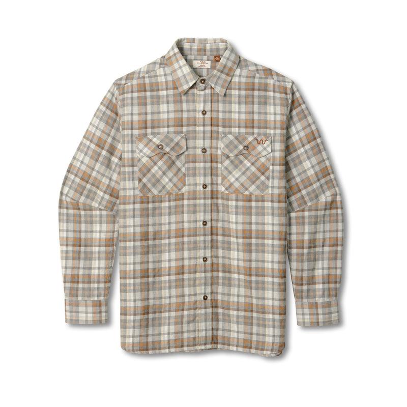 Men's Flannel Utility Shirt | OWL GREY / Small