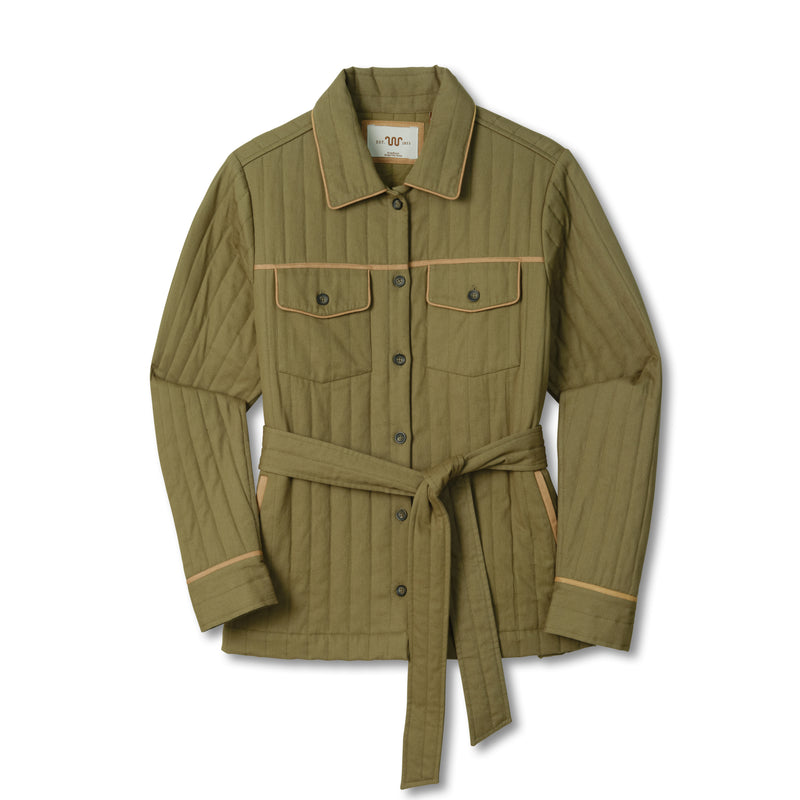 Women's Quilted Jacket | OLIVE / Extra Small