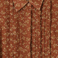 Women's Ditsy Print Ruffle Shirt