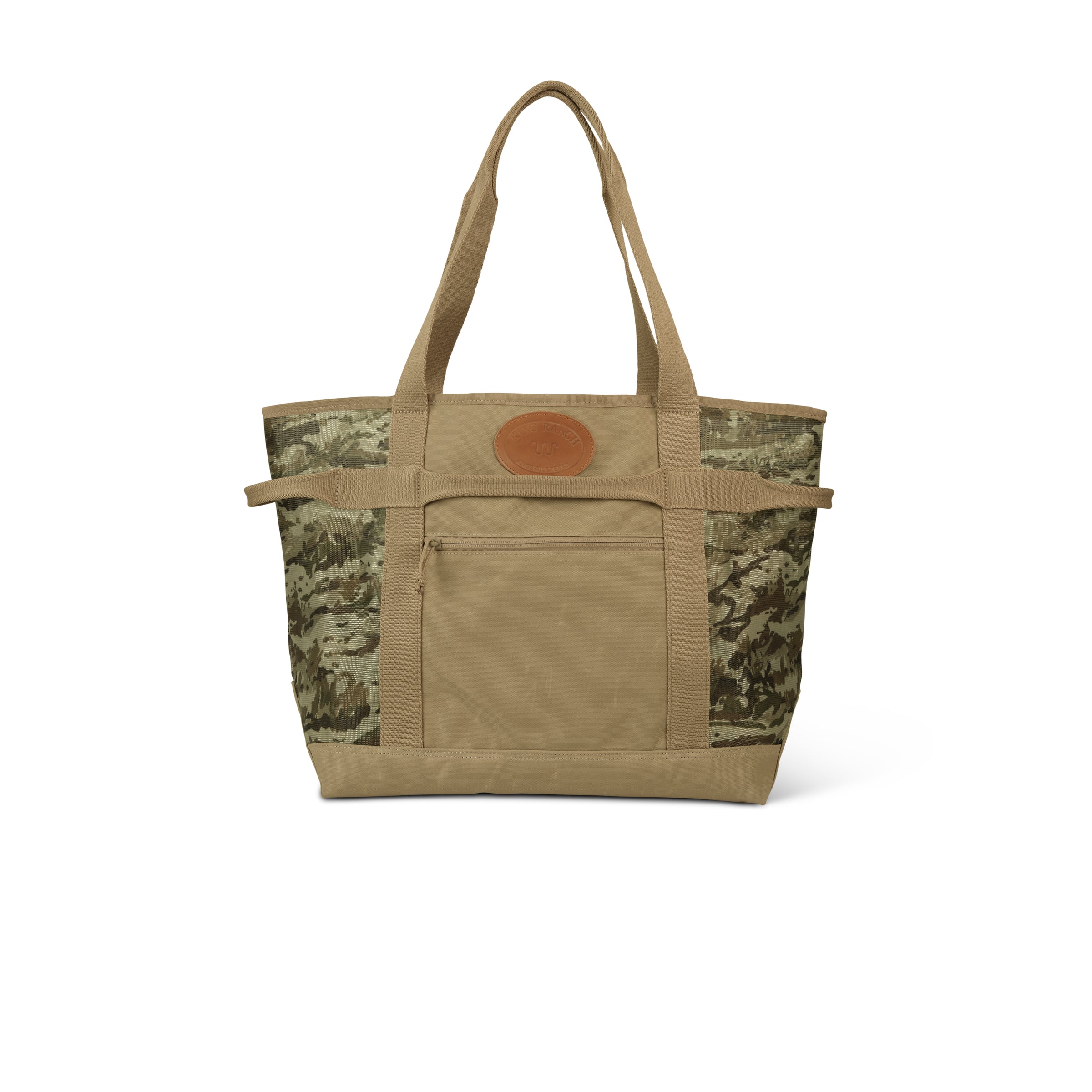 Mesh Brush Camo Tote