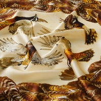 Flush Of Quail Silk Scarf