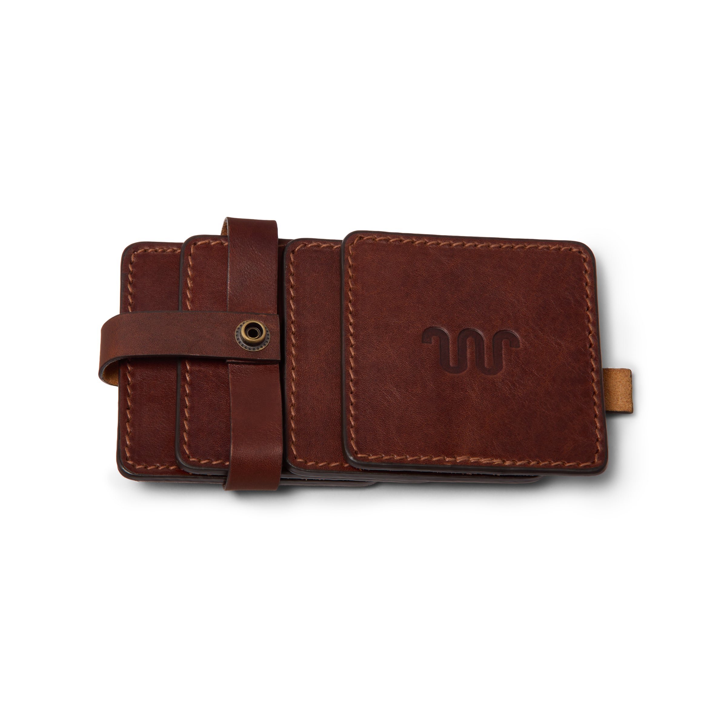 Kineño Leather Coaster Set