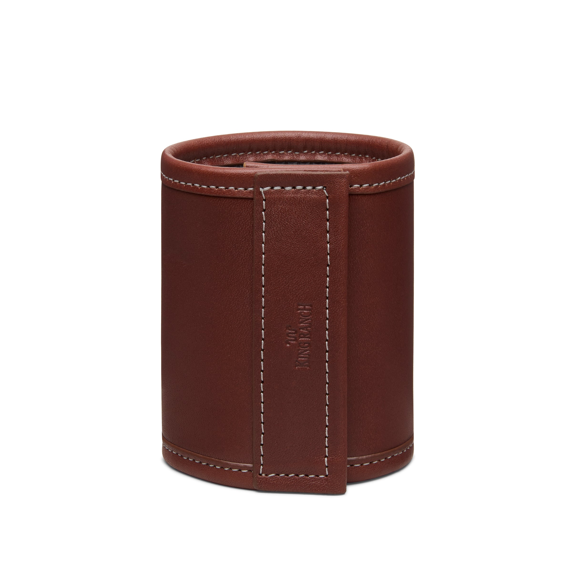 King Ranch Leather Can Holder