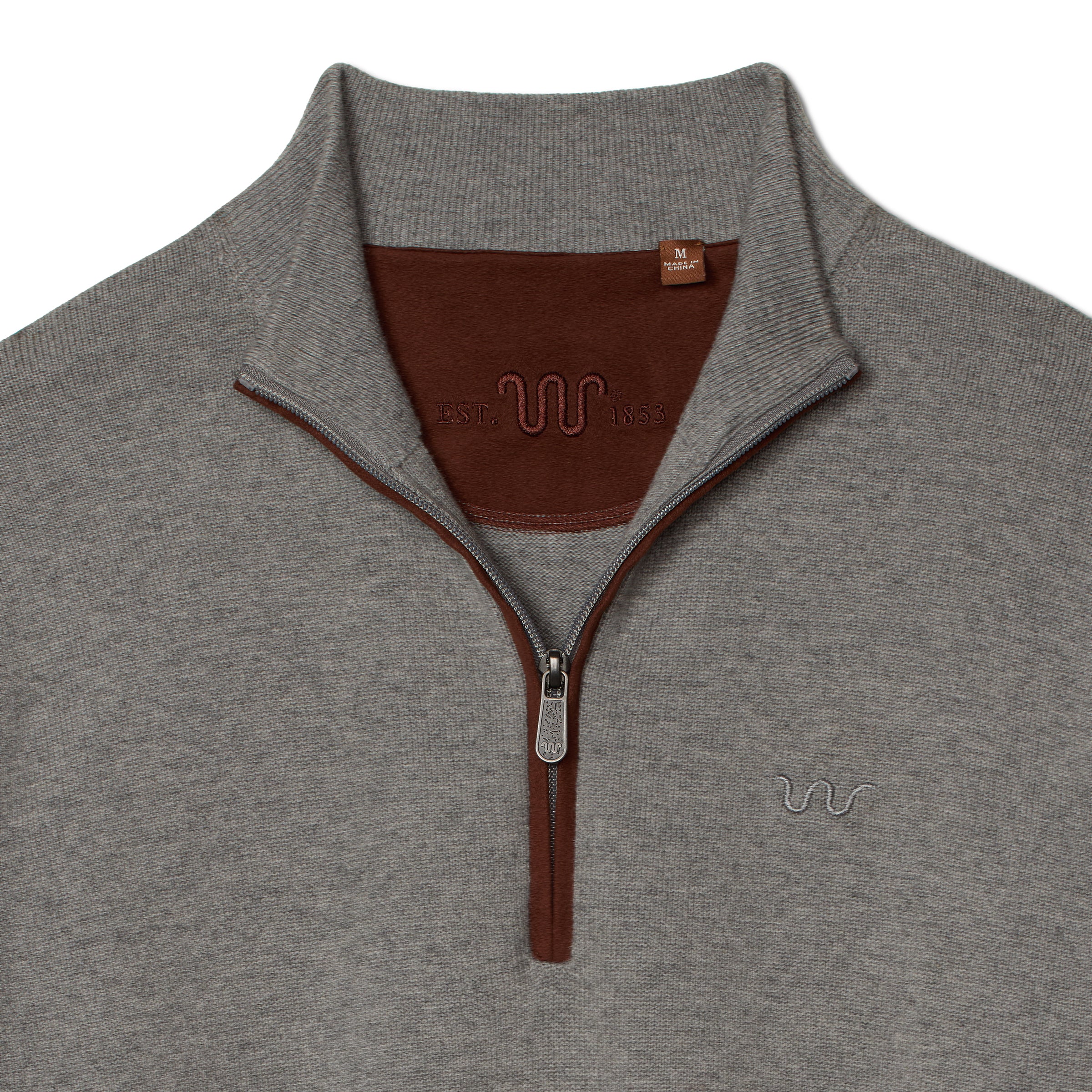 Men's Main House Quarter Zip Sweater, Heathered