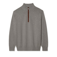 Men's Main House Quarter Zip Sweater, Heathered