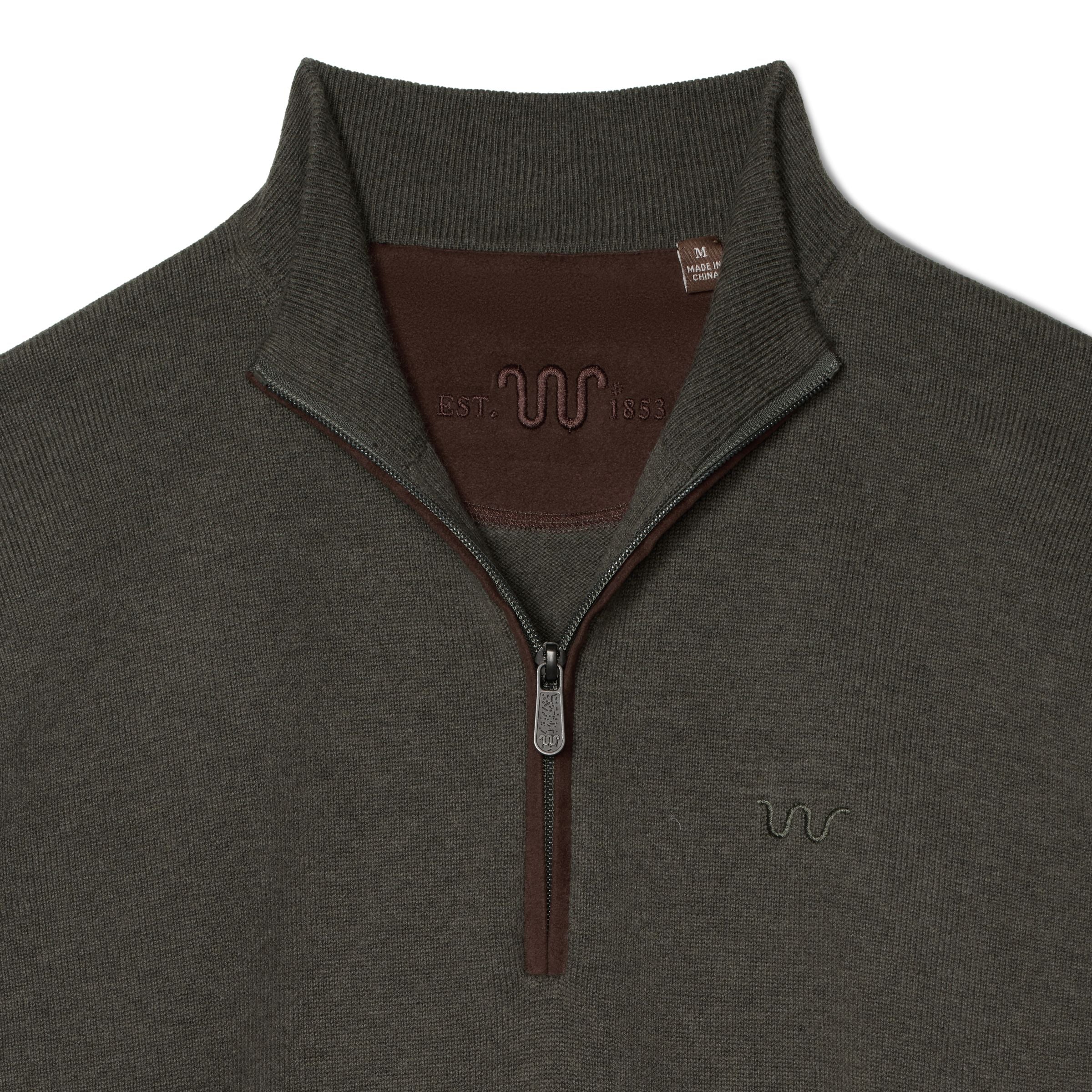 Men's Main House Quarter Zip Sweater, Heathered