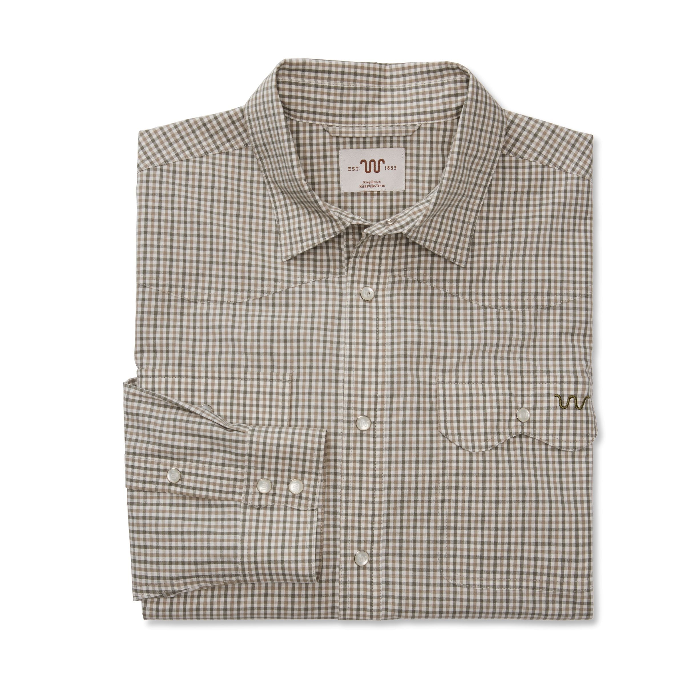 Men's Lucero Cotton Performance Shirt, Long Sleeve