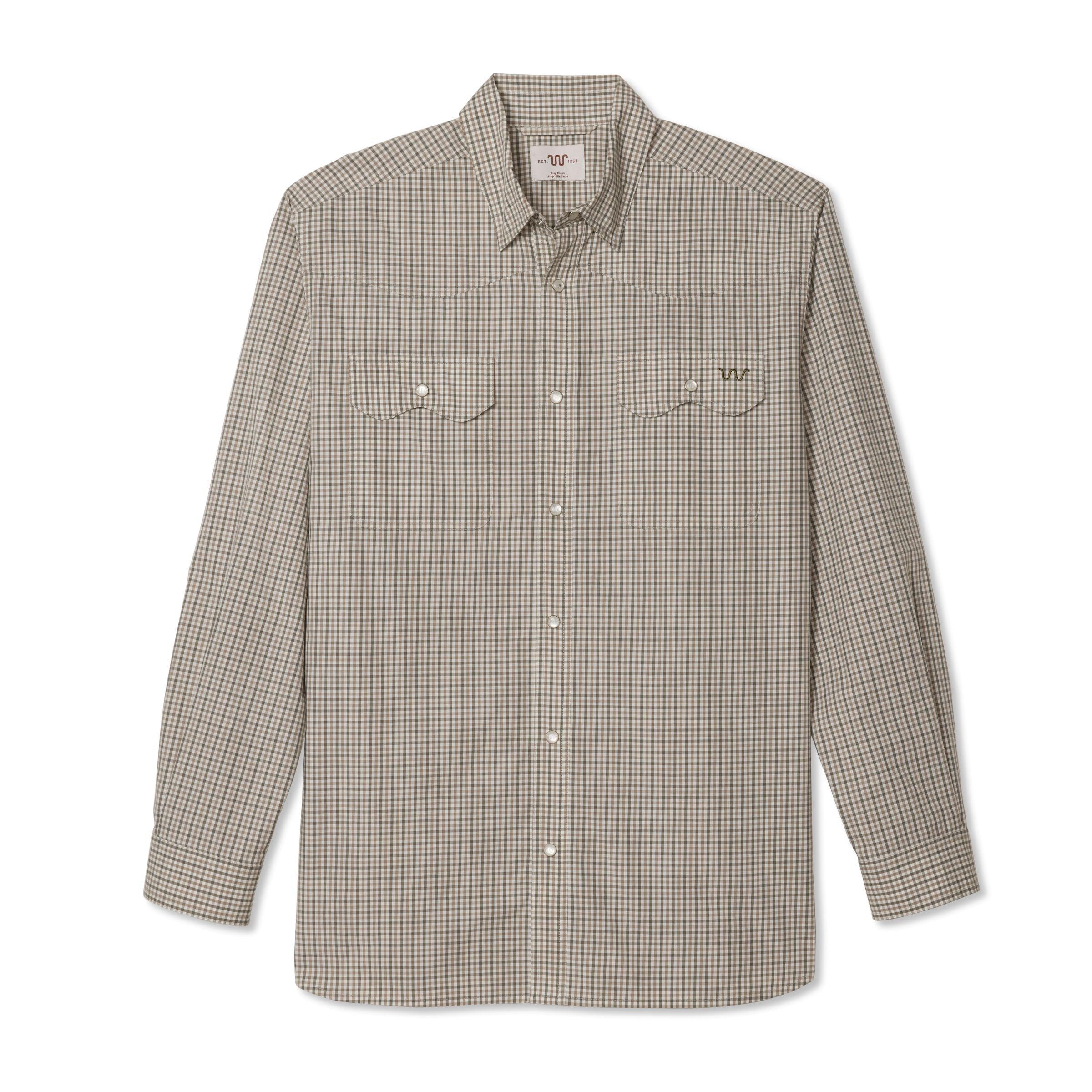 Men's Lucero Cotton Performance Shirt, Long Sleeve