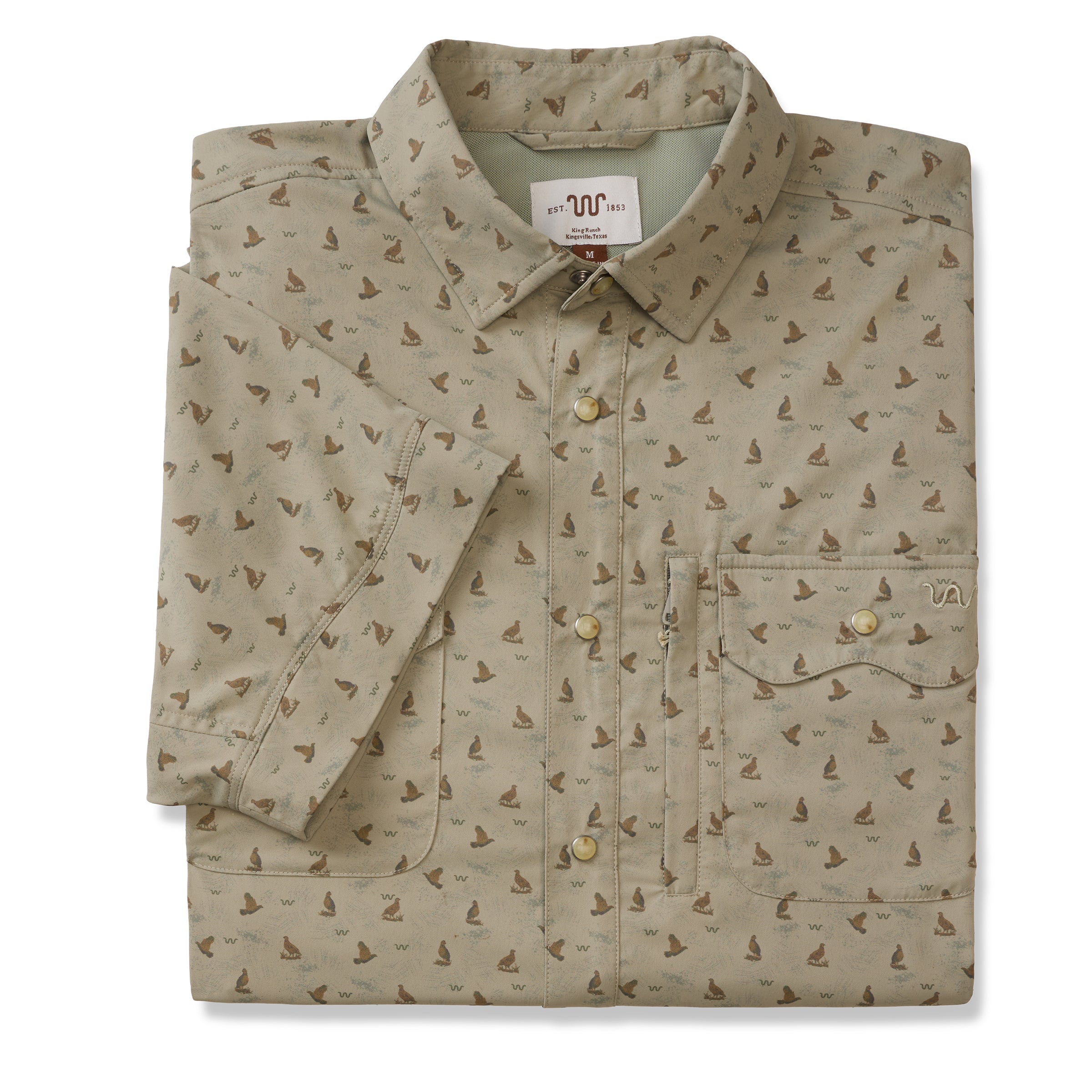 Men's Blue Norther® Short Sleeve Tech Shirt, Quail