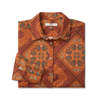 Women's Patchwork Print Shirt