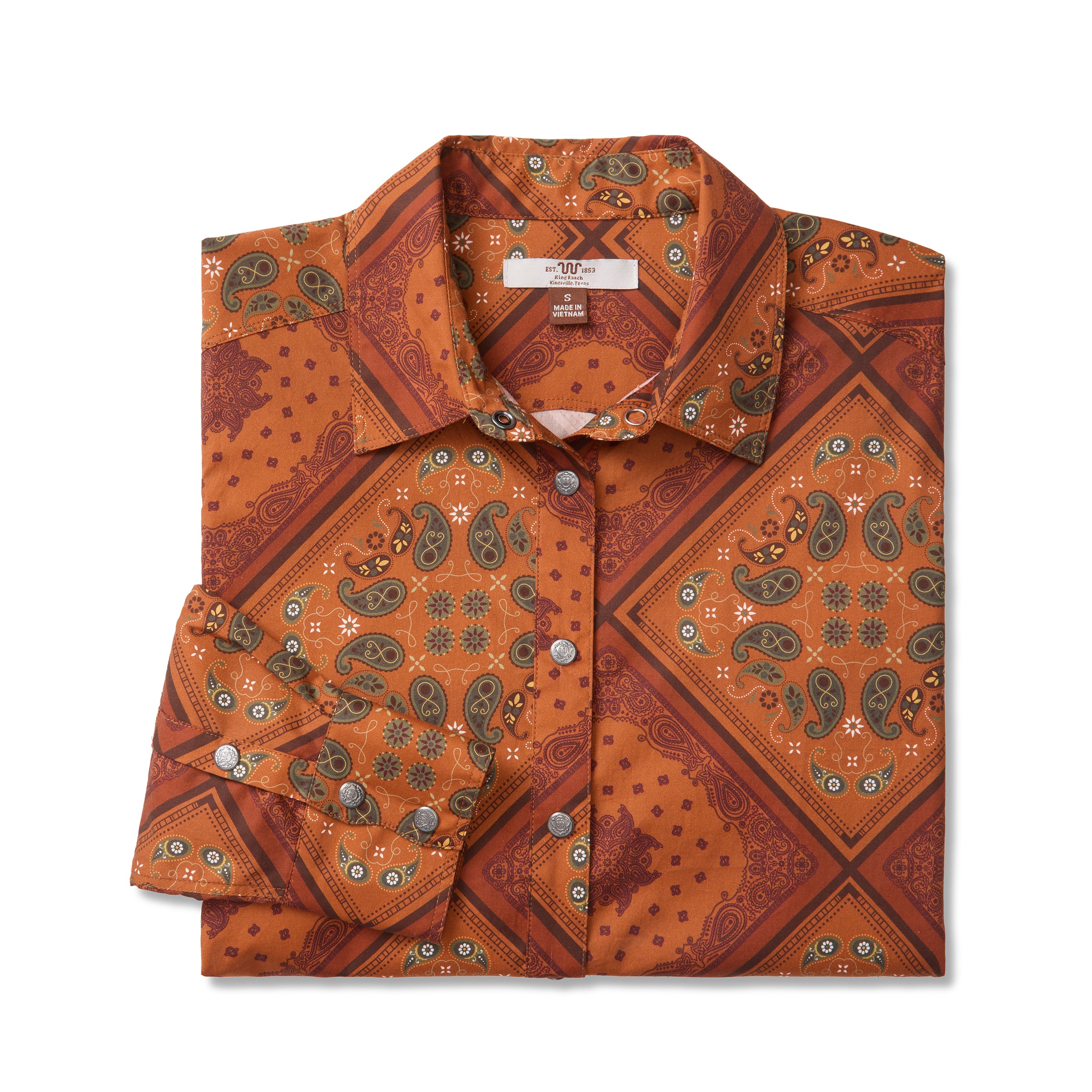 Women's Patchwork Print Shirt