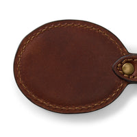 Kineño Leather Oval Keychain