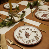 Running W Quail Plate