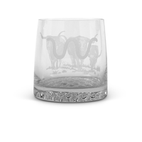 Presidential Longhorn Rocks Glass