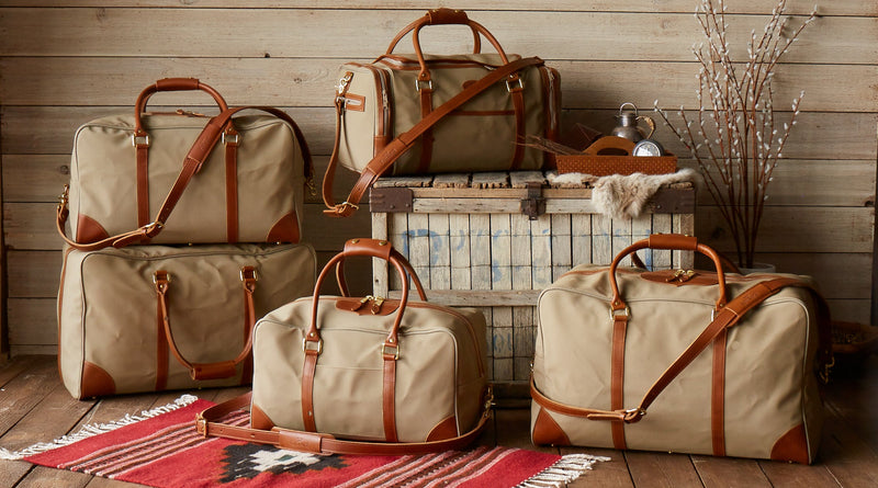 Canvas Armstrong Safari Duffle Bag Tan | lifestyle