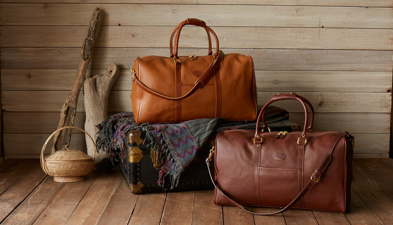 Leather Compañero Duffle Bag, Chaparral | lifestyle