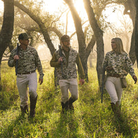 Women's Washed Twill Floral Camo Chore Shirt
