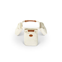 Cream Cowhide Shooting Bag