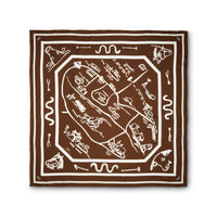 Loop Road Silk Scarves 36 X 36