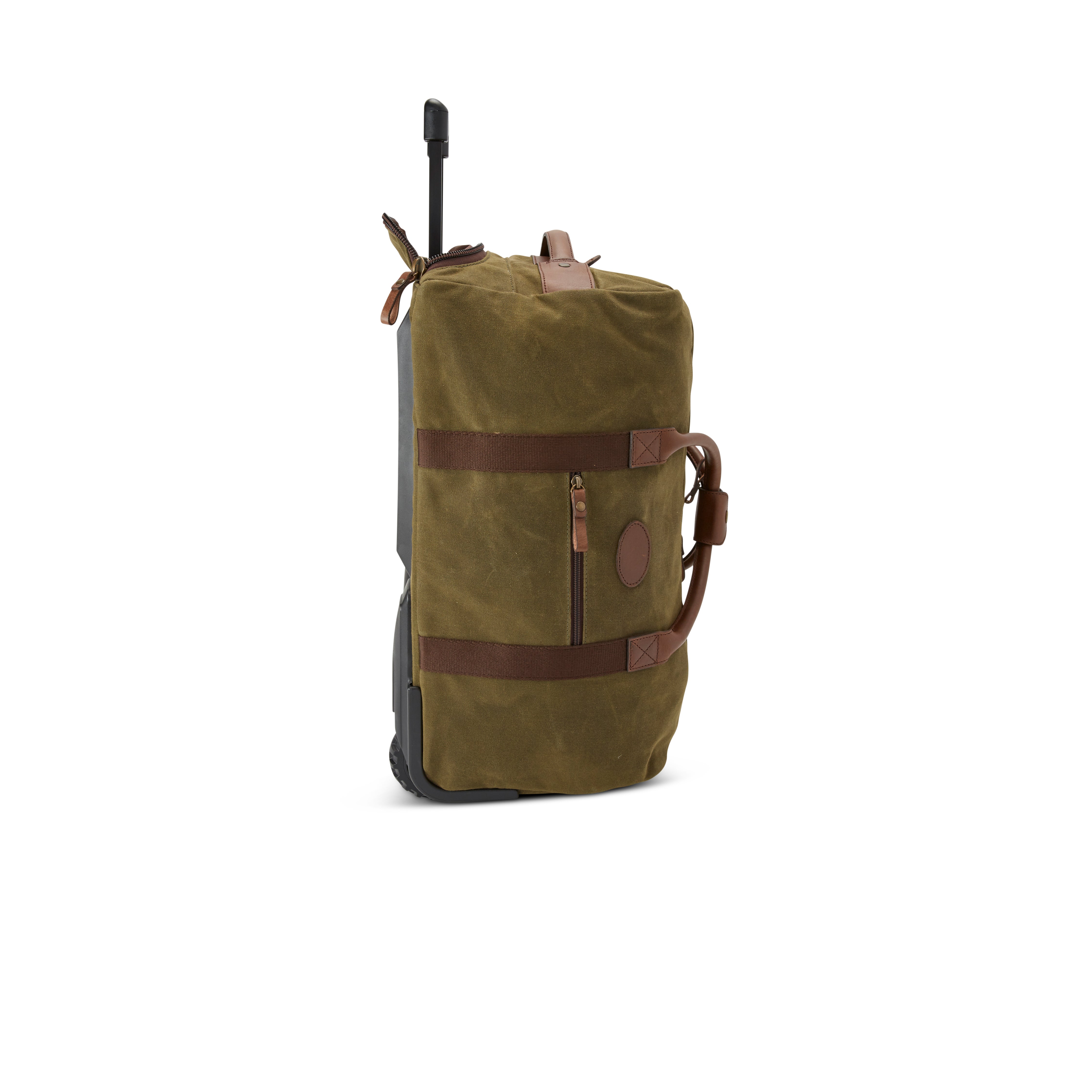 Waxed Canvas Rolling Duffle Bag Shop Gear Bags & Rolling Luggage Here