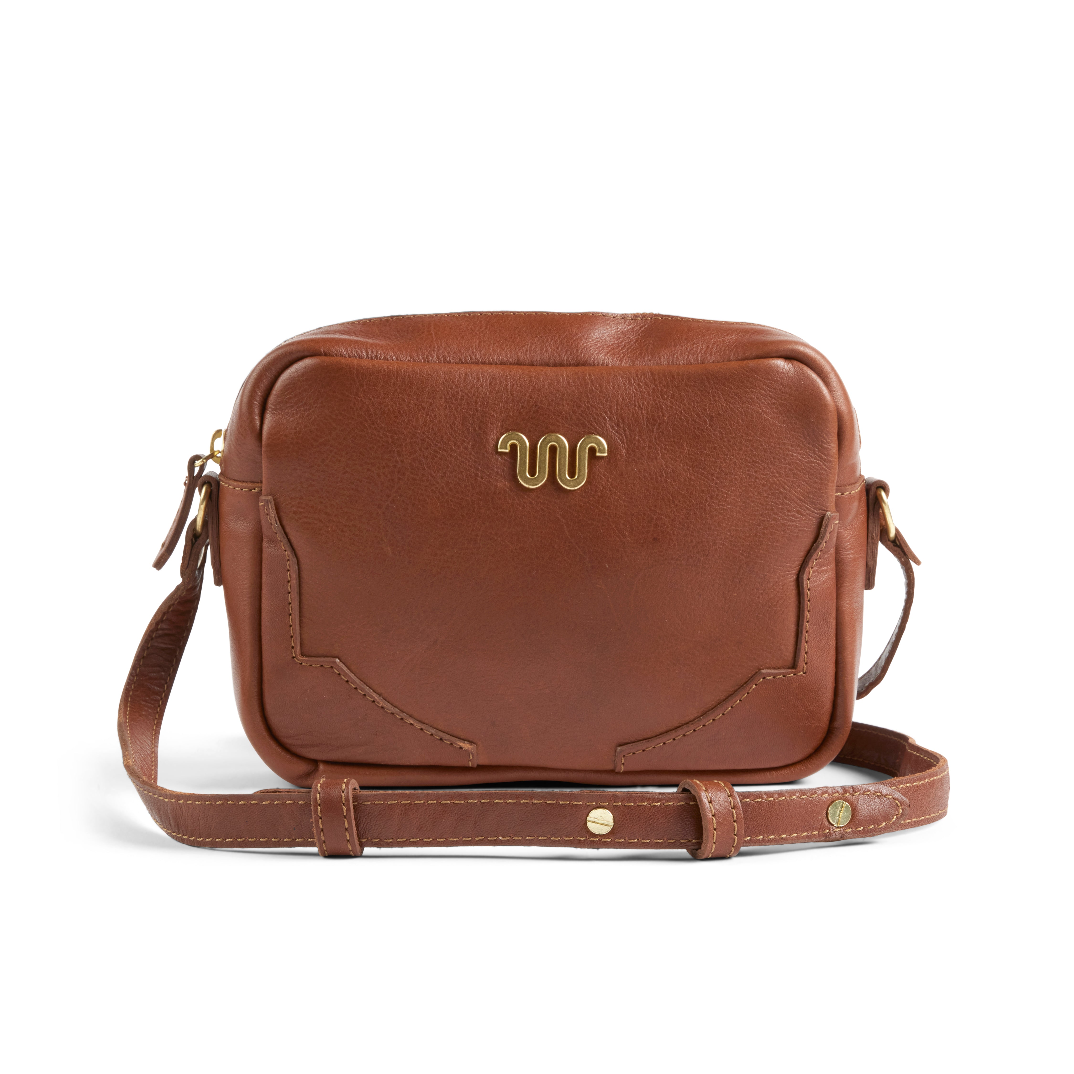 Crossbody Bag With Brass W – King Ranch Saddle Shop