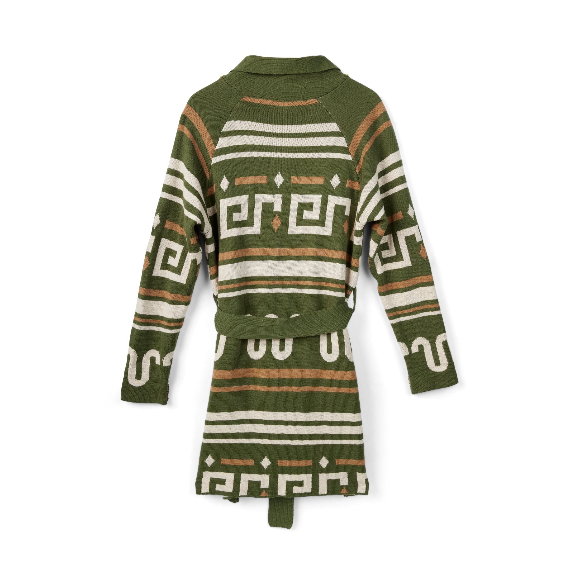 Women's Blanket Pattern Long Cardigan