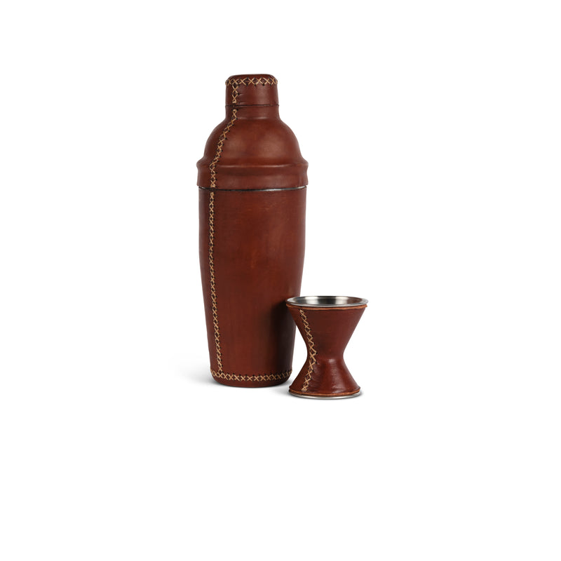 Coctelera Martini Shaker With Jigger | Brown