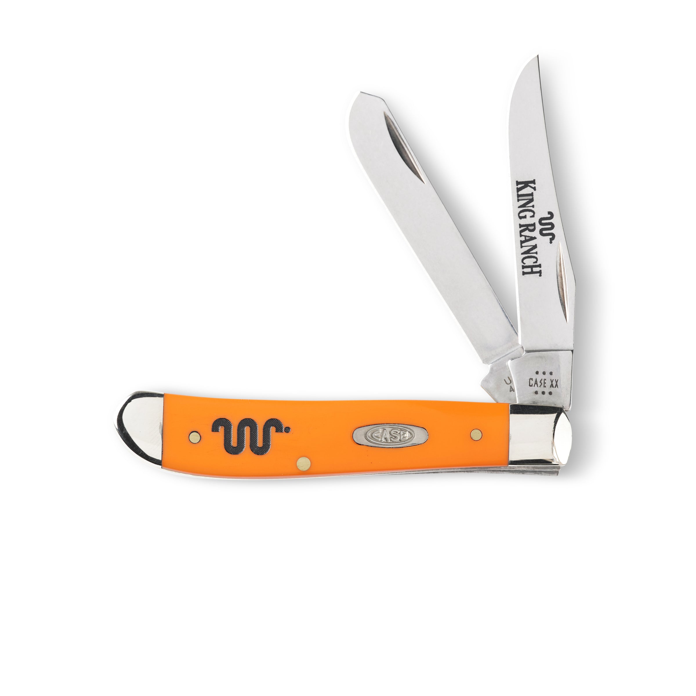 Orange Mini Trapper Knife