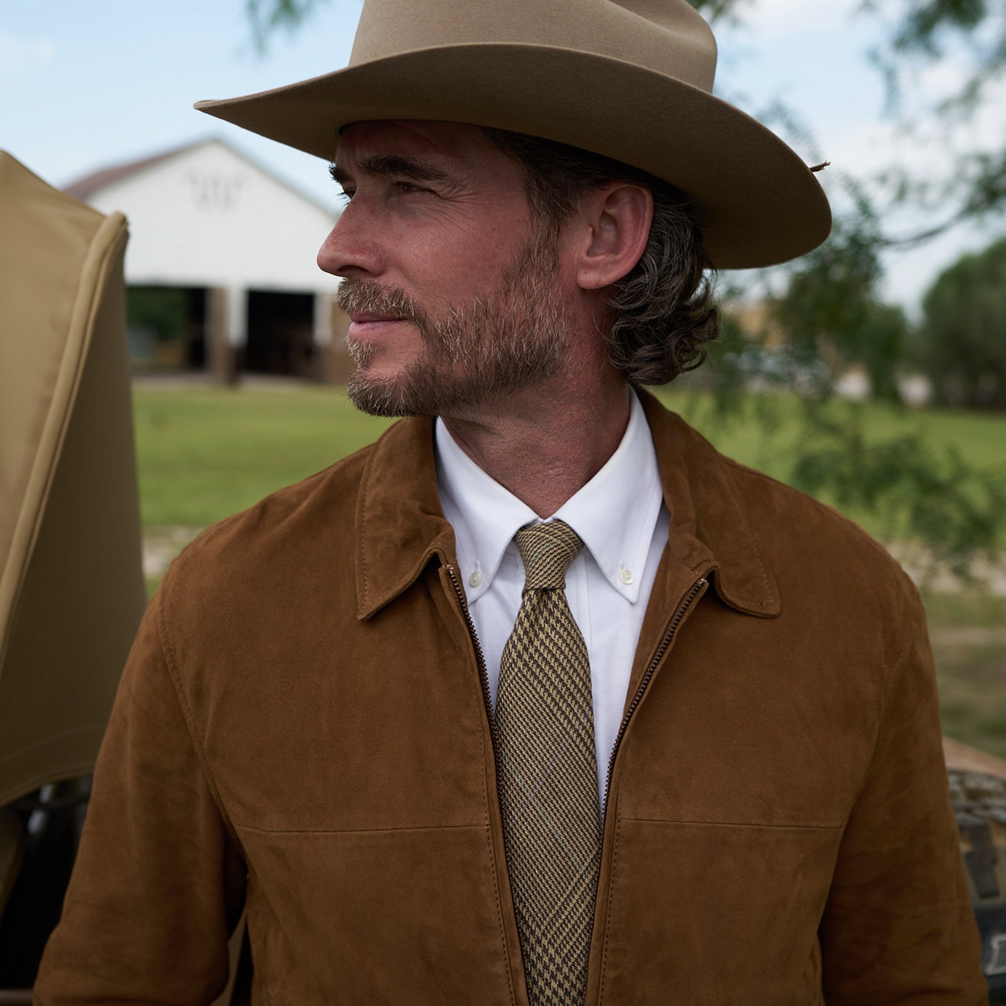 Men's Goat Suede Kleberg Jacket