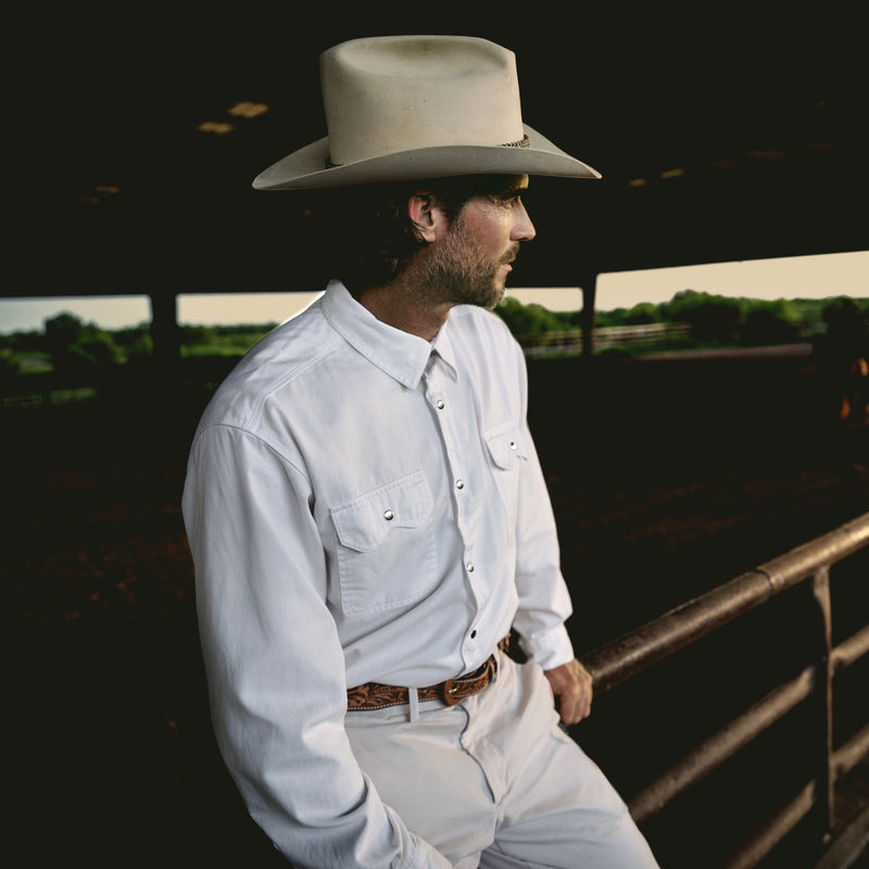 Men's Creek Barn Washed Twill Shirt | lifestyle