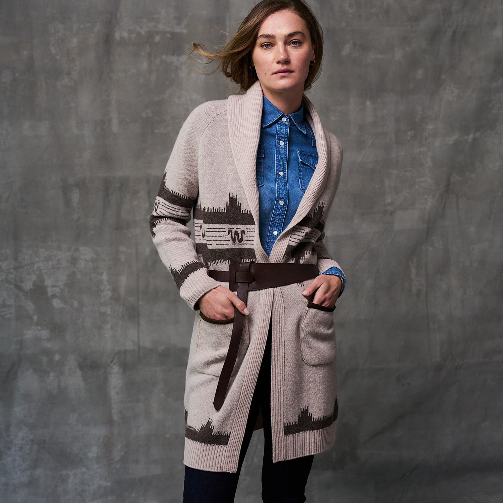 Women's King Ranch Shawl Cardigan