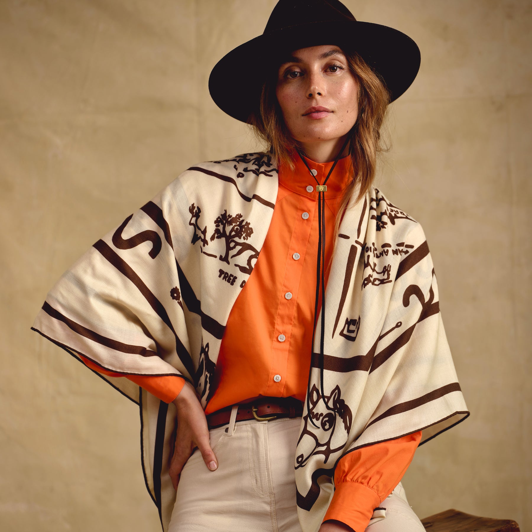 Helenita Loop Road Wool Silk Shawl – King Ranch Saddle Shop